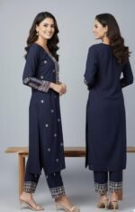 LINEN 2-PIECE STITCH SUIT - Image 2