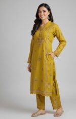 Cotton 2-Piece Stitched Suit - Image 2
