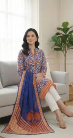 3 Piece Unstitched Printed Khaddar Suit