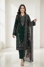 Khaddar Embroidery 3-Piece Stitched suit