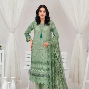 Luxury Lawn Green 3 Piece Suit
