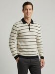 Men’s Full Sleeves Striped Knit Shirt