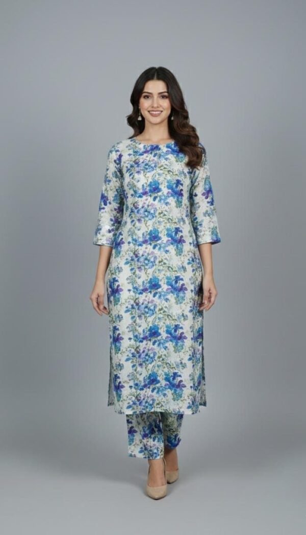 linen 2-piece Unstitch suit