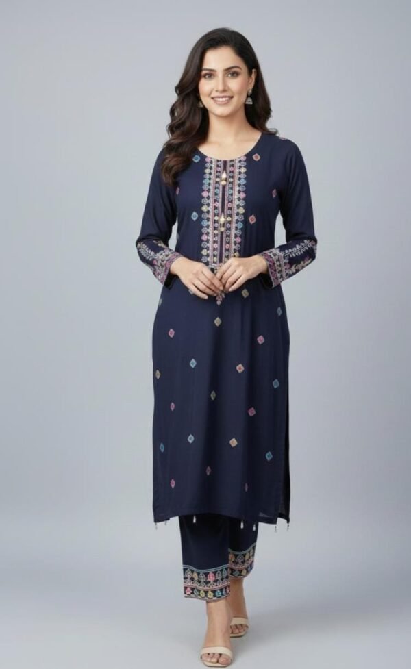 LINEN 2-PIECE STITCH SUIT