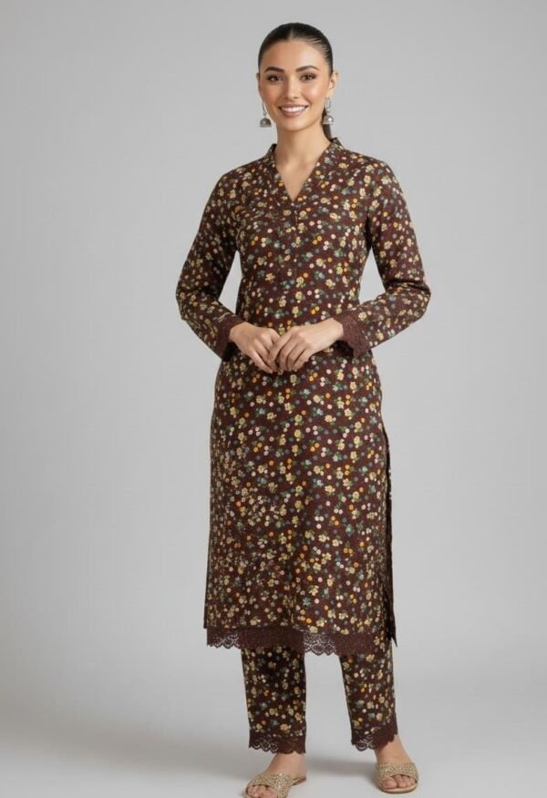 khaddar 2-piece stitch suit