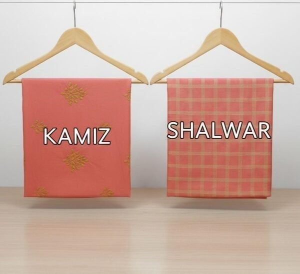 UN-STITCHED Viscous Embroidery 2-PIECE SUIT