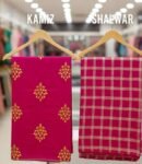 UN-STITCHED Viscous Embroidery 2-PIECE SUIT