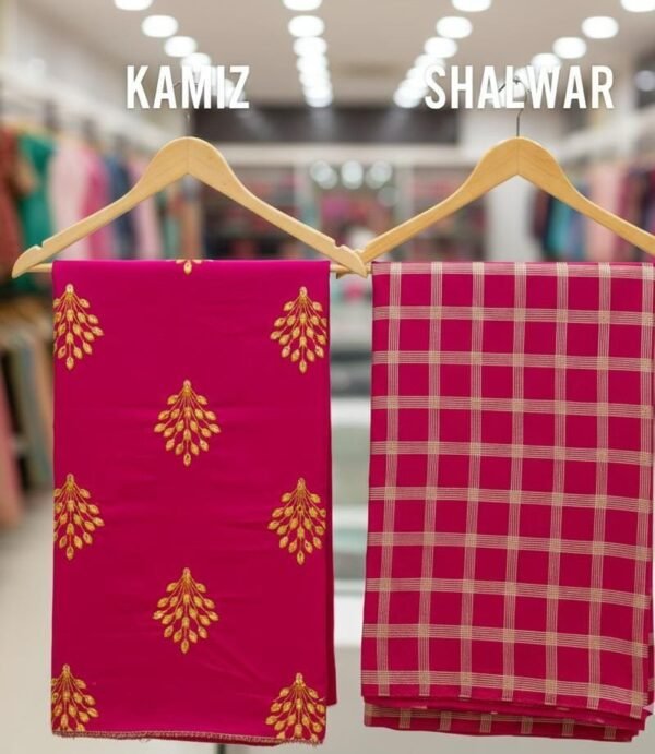 UN-STITCHED Viscous Embroidery 2-PIECE SUIT