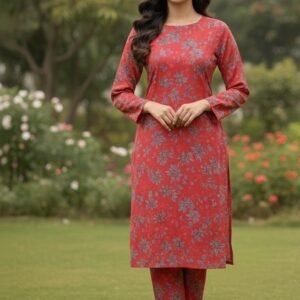 UN-Stitched Dhanak 2-Piece Suit
