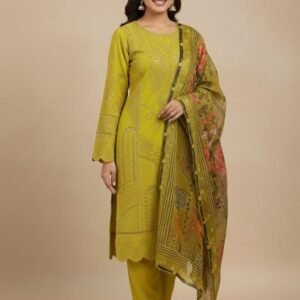 Khaddar Stitched 3-Piece Suit