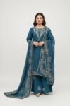 Khaddar Embroidery Stitched 3-Piece