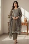 Khaddar Embroidery 3-Piece Stitched Suit